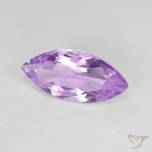 2.71ct Naturale Viola tendente al rosa Ametista, Taglio marquise, VVS