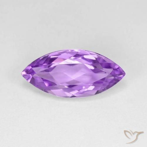 3.01ct Naturale violaceo Ametista, Taglio marquise, VVS