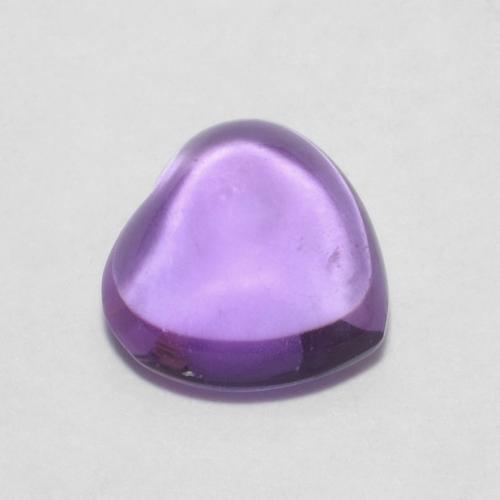 Ametista Viola scuro naturale da 0.72 ct, Cuore, Trasparente