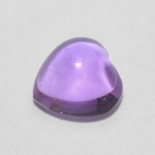 Ametista Viola scuro naturale da 0.72 ct, Cuore, Trasparente