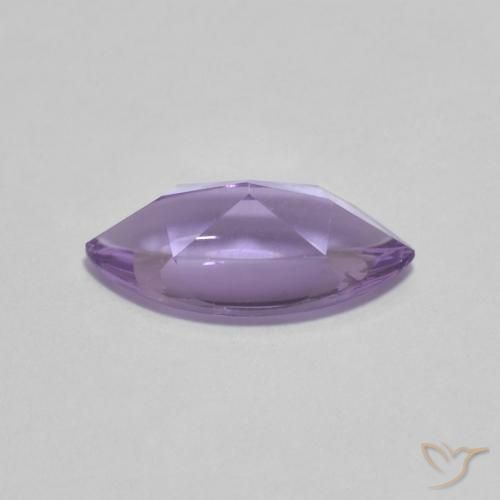 Ametista Viola medio naturale da 1.57 ct, Taglio marquise, Trasparente