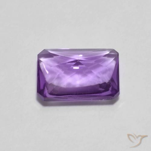 Ametista Viola Intenso naturale da 1.35 ct, Ottagonale / Taglio smeraldo, Trasparente
