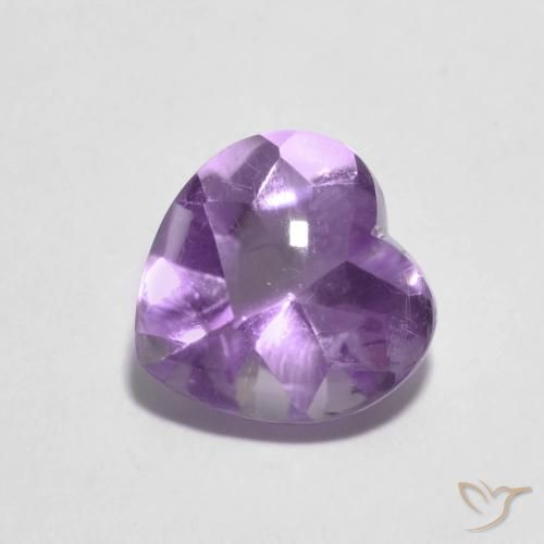 Ametista Iris Violetta naturale da 1.97 ct, Cuore, Trasparente