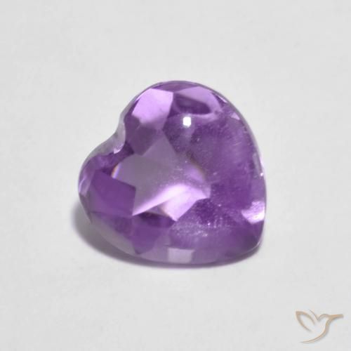 Ametista Iris Violetta naturale da 2.02 ct, Cuore, Trasparente