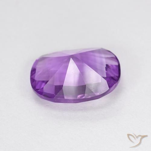 Ametista Viola violaceo medio naturale da 2.22 ct, Cuscino, VVS