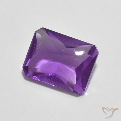 Ametista Medium Dark-Violet naturale da 1.34 ct, Ottagonale / Taglio smeraldo, Trasparente