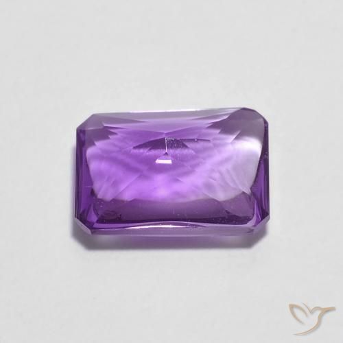 Ametista Medium Dark-Violet naturale da 1.34 ct, Ottagonale / Taglio smeraldo, Trasparente
