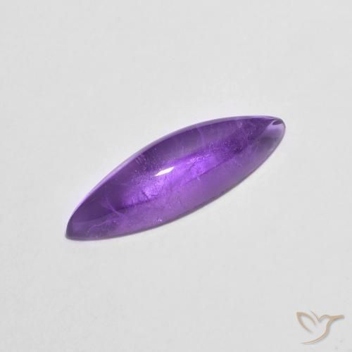 Ametista Viola scuro naturale da 1.79 ct, Taglio marquise, Trasparente