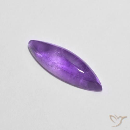 Ametista Viola scuro naturale da 1.79 ct, Taglio marquise, Trasparente