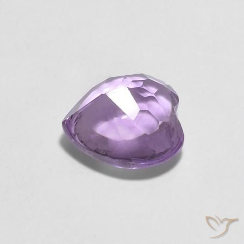 Ametista Viola tendente al rosa naturale da 1.94 ct, Cuore, Trasparente