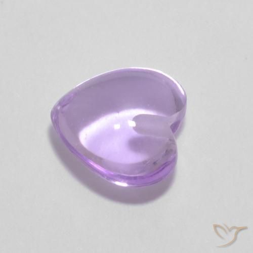 Ametista Medium Light-Violet naturale da 0.95 ct, Cuore, Trasparente