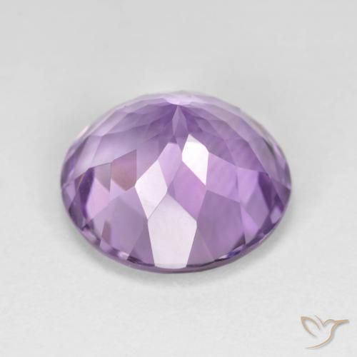 Ametista Viola medio naturale da 7.22 ct, Rotondo, VVS-VS