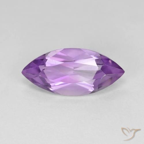 3.01ct Naturale Viola Rosato Medio Ametista, Taglio marquise, VVS
