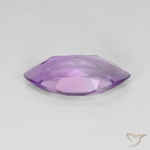 Ametista Viola Rosato Medio naturale da 3.01 ct, Taglio marquise, VVS