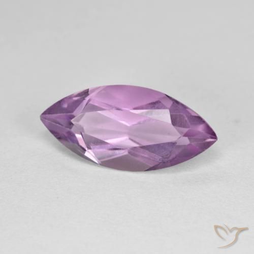 Ametista Magenta naturale da 3.07 ct, Taglio marquise, VVS