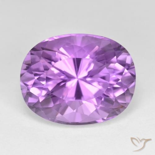 12.86ct Naturale Viola violaceo medio Ametista, Ovale, VVS-VS