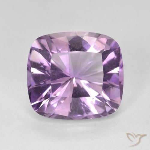 8.76ct Naturale violaceo Ametista, Cuscino, VVS