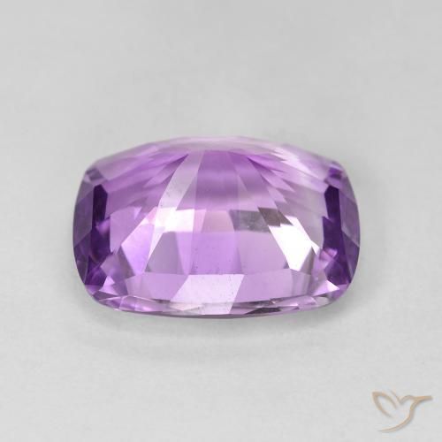 Ametista Violetto rosato naturale da 5.68 ct, Cuscino, VVS