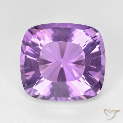 8.55ct Naturale Viola Rosato Medio Ametista, Cuscino, VVS