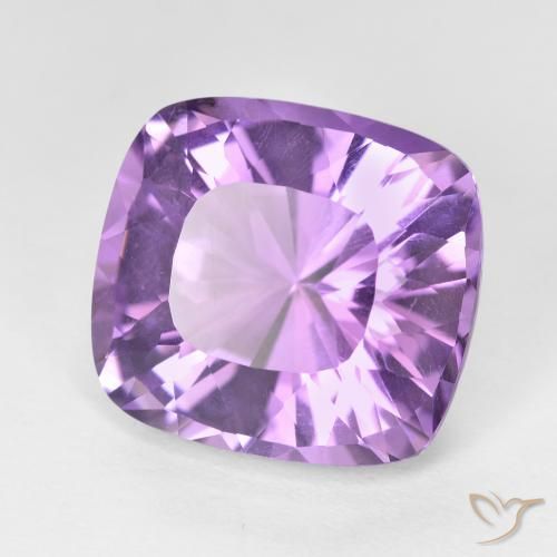 Ametista Viola Rosato Medio naturale da 8.55 ct, Cuscino, VVS