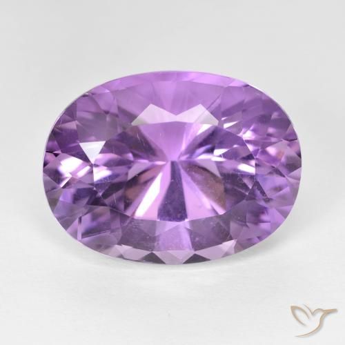 11.53ct Naturale Viola medio Ametista, Ovale, VVS