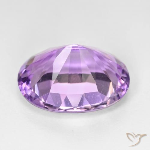 Ametista Viola medio naturale da 11.53 ct, Ovale, VVS