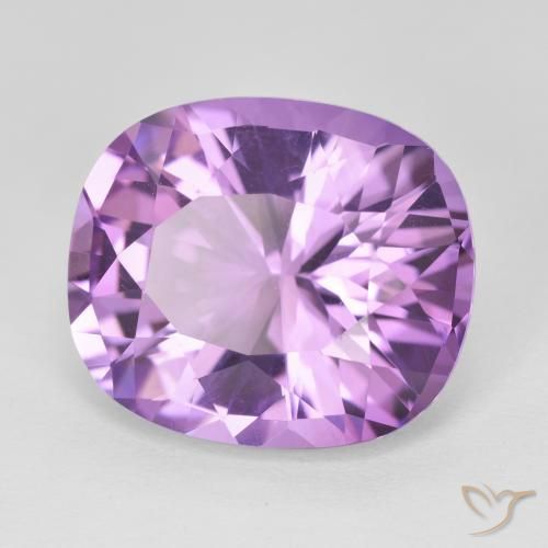Ametista Viola medio naturale da 10.42 ct, Cuscino, VVS