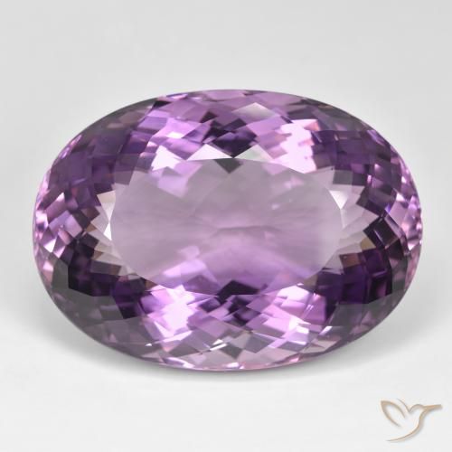 105.24ct Naturale Viola chiaro-medio Ametista, Ovale, IF