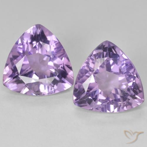 5.57ctw Naturale Melanzane Viola Ametista, Taglio trillion, VVS-VS