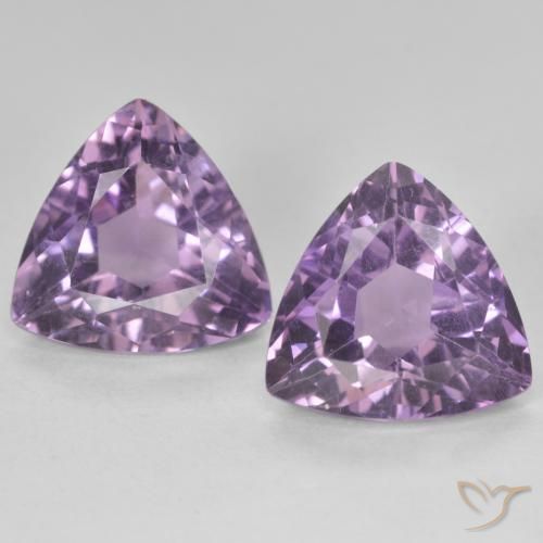 5.77ctw Naturale Viola medio Ametista, Taglio trillion, VS