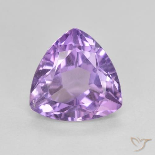 2.88ct Naturale Viola tendente al rosa Ametista, Taglio trillion, VS