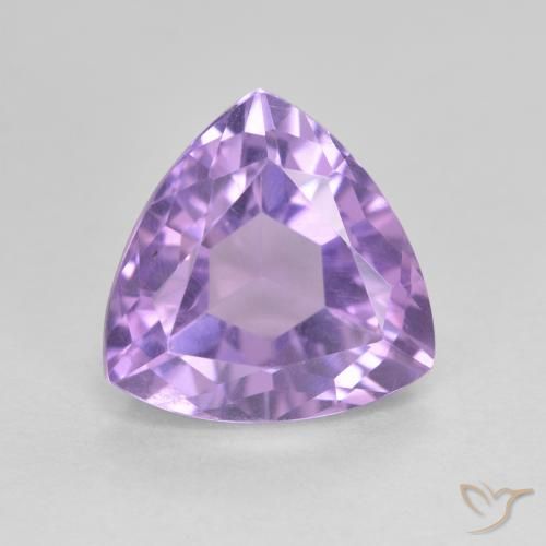 3.24ct Naturale Viola medio Ametista, Taglio trillion, VVS-VS