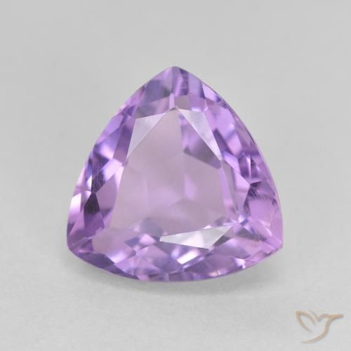 3.28ct Naturale Viola medio Ametista, Taglio trillion, VS