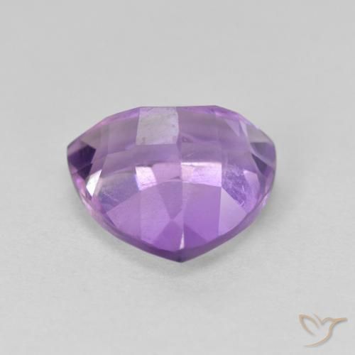 Ametista Viola tendente al rosa naturale da 3.21 ct, Taglio trillion, VS