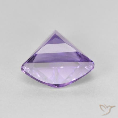 Ametista viola vivido naturale da 3.06 ct, Taglio trillion, VVS-VS