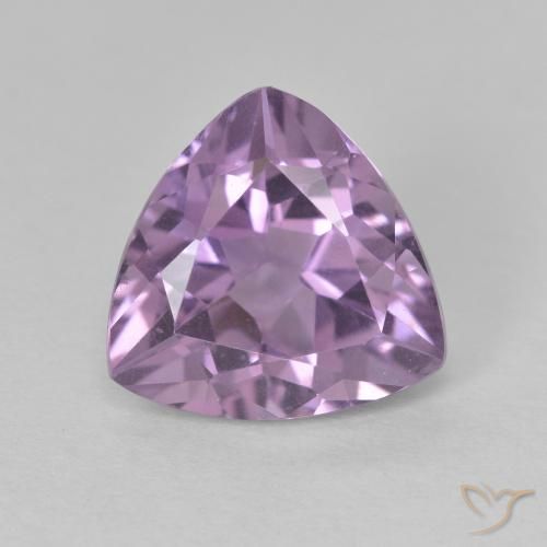2.79ct Naturale Viola tendente al rosa Ametista, Taglio trillion, VVS