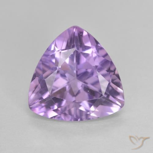 2.92ct Naturale Viola Iris Rosato Ametista, Taglio trillion, VVS