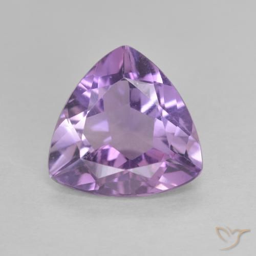 2.63ct Naturale Melanzane Viola Ametista, Taglio trillion, VVS