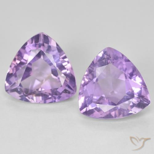 5.82ctw Naturale Melanzane Viola Ametista, Taglio trillion, VVS-VS