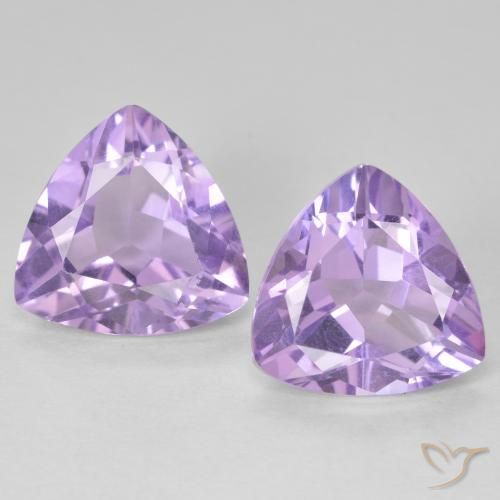 5.67ctw Naturale Viola tendente al rosa Ametista, Taglio trillion, VVS-VS