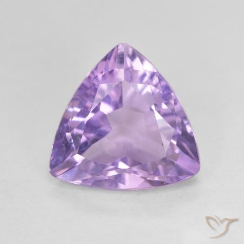 2.80ct Naturale Viola medio Ametista, Taglio trillion, VVS-VS