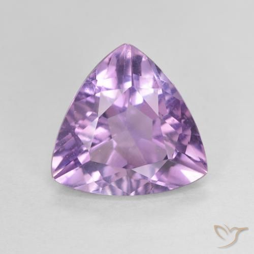 2.66ct Naturale Viola rosa medio Ametista, Taglio trillion, VVS-VS