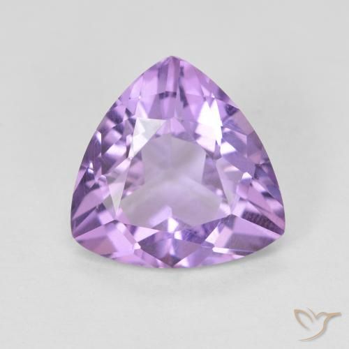 2.58ct Naturale Viola medio Ametista, Taglio trillion, VVS-VS