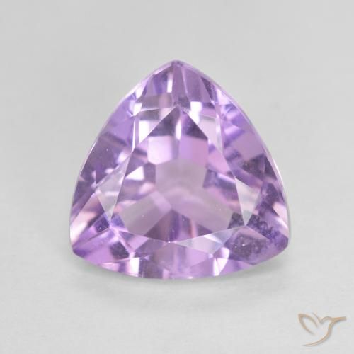 2.92ct Naturale Rosa viola medio Ametista, Taglio trillion, VVS-VS