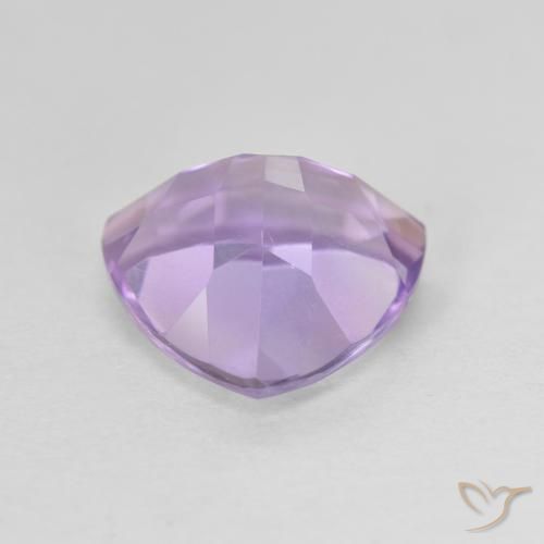 Ametista Iris Violetta naturale da 2.97 ct, Taglio trillion, VVS-VS
