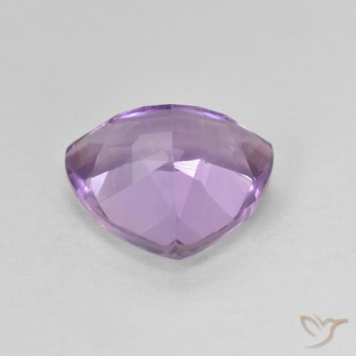 Ametista Viola medio naturale da 2.80 ct, Taglio trillion, VVS-VS