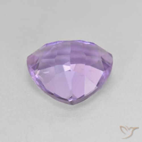 Ametista Rosa viola medio naturale da 3.11 ct, Taglio trillion, VVS-VS