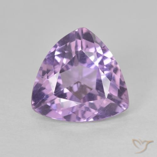 3.03ct Naturale Viola medio Ametista, Taglio trillion, VVS-VS