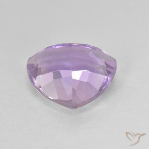 Ametista Viola medio naturale da 3.03 ct, Taglio trillion, VVS-VS
