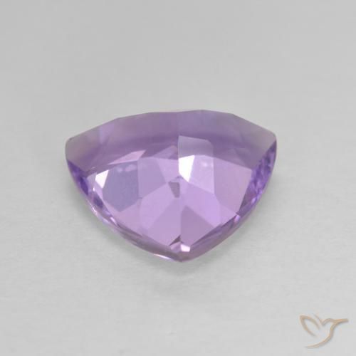 Ametista Iris Violetta naturale da 2.61 ct, Taglio trillion, VVS-VS